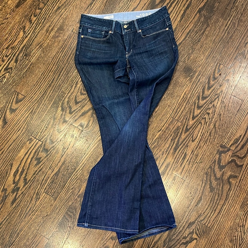 GAP Women's Dark Blue Boot Cut Jeans